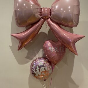 Bowtiful baby girl bouquet