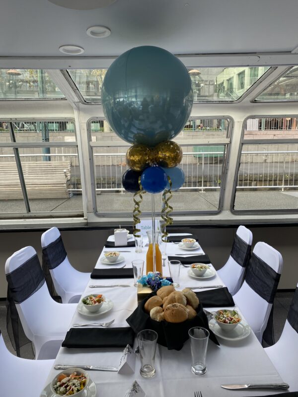 Orb air filled centrepiece