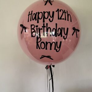 Romy's bow birthday balloon
