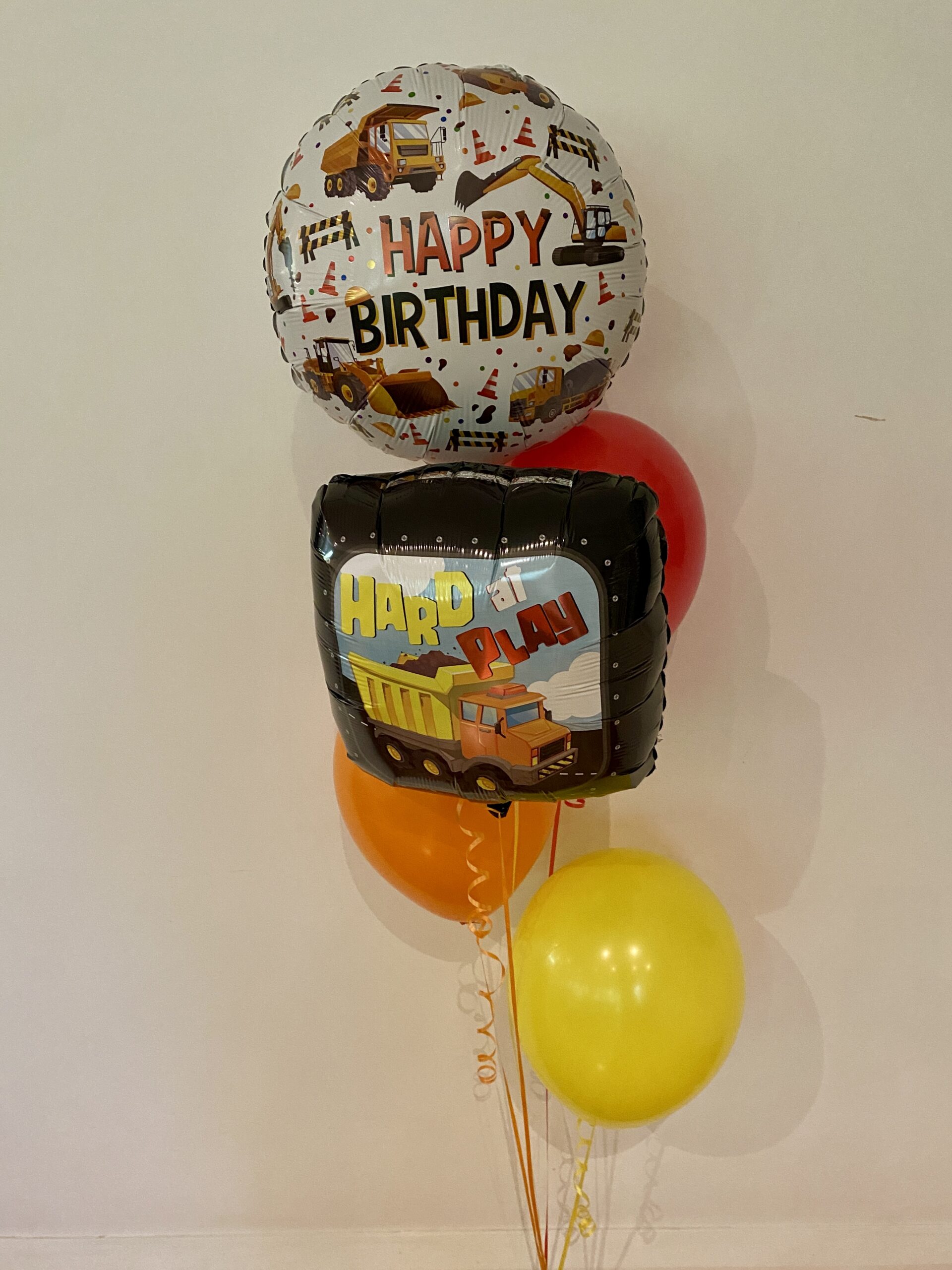 Construction birthday bouquet